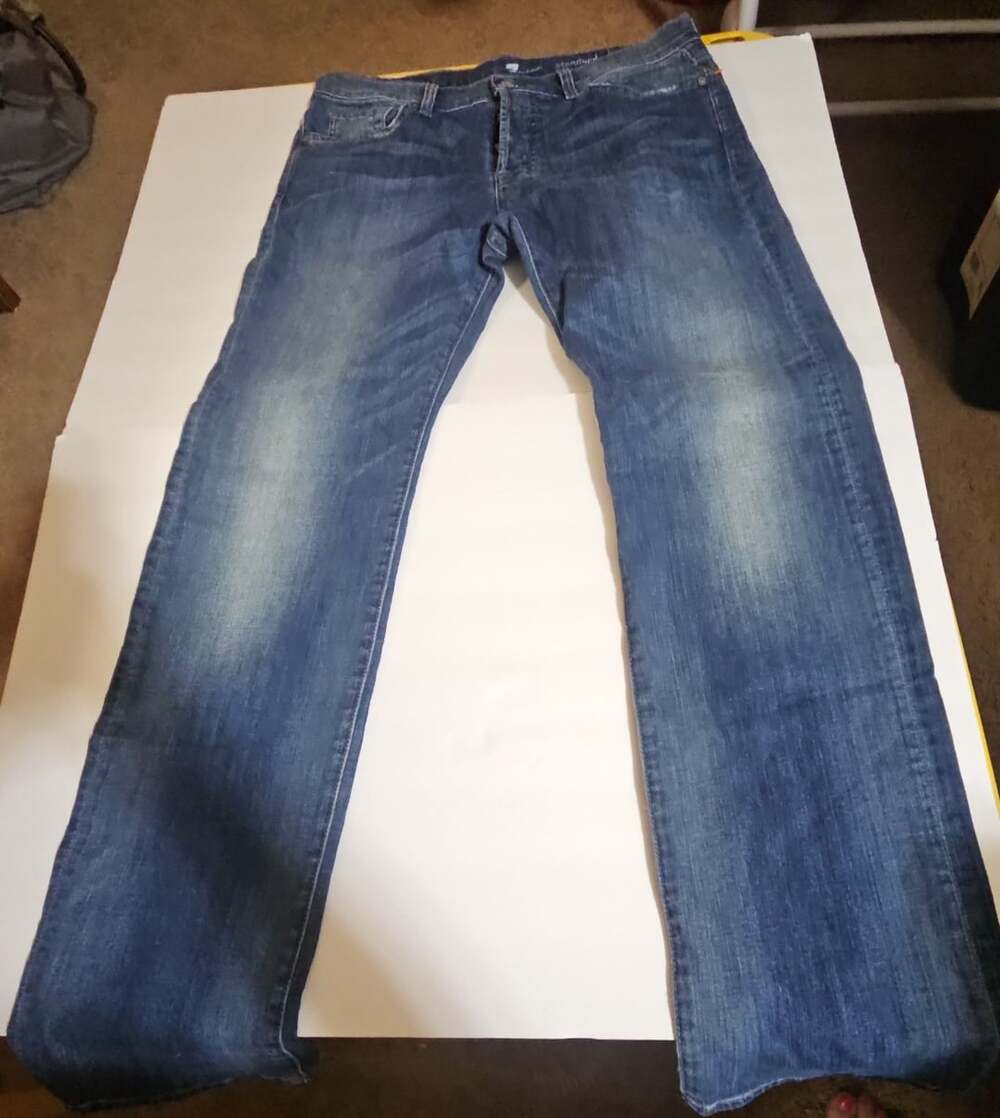 7 For All Mankind Standard Jeans Size 34 Blue Denim